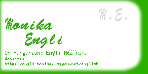 monika engli business card